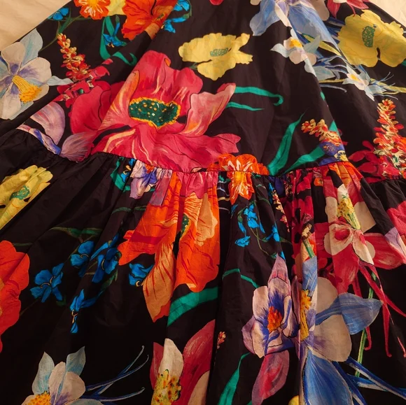NWOT Stunning Camilla "Away With the Fairies" Floral Maxi Dress M Embellished - Picture 8 of 17